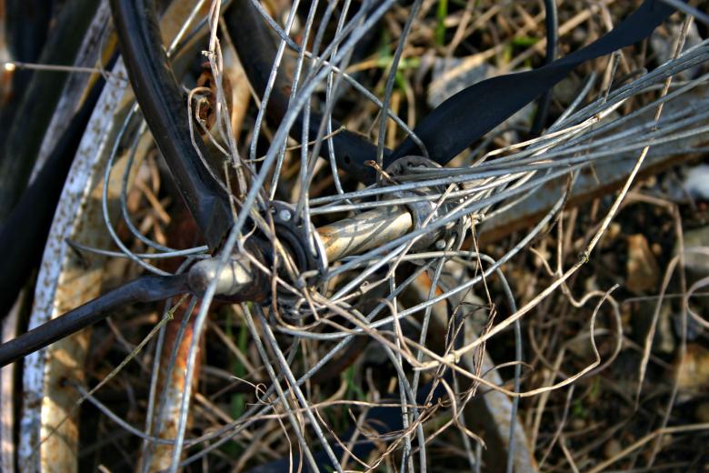 Free stock image of Rusted bicycle created by Bjorgvin