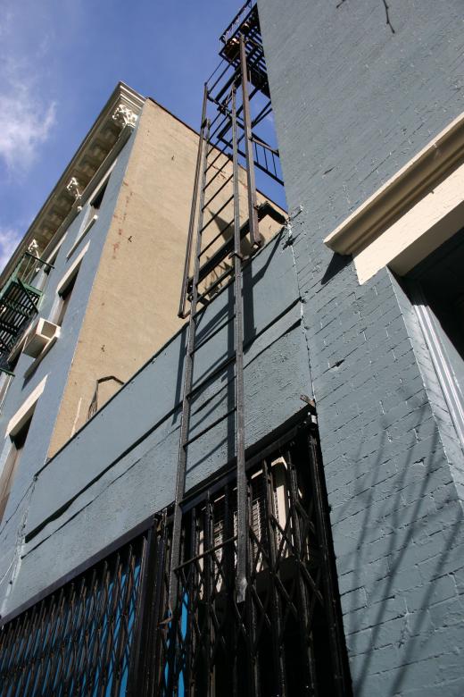 Free stock image of Fire escape ladder created by allan toft pedersen