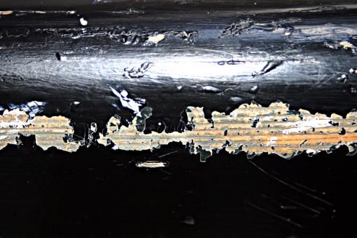 Free Stock Photo of Peeled black paint on wood