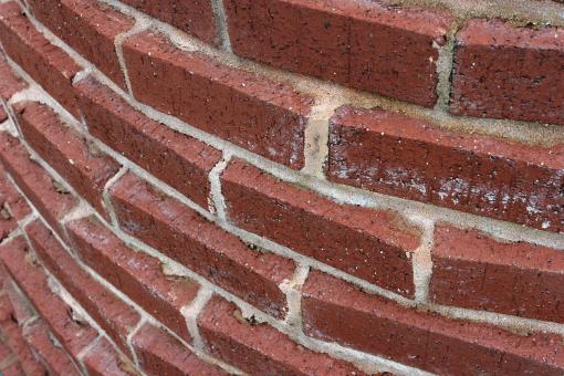 Red brick wall