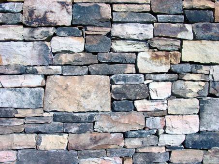 Stacked stone wall - Free Stock Photo