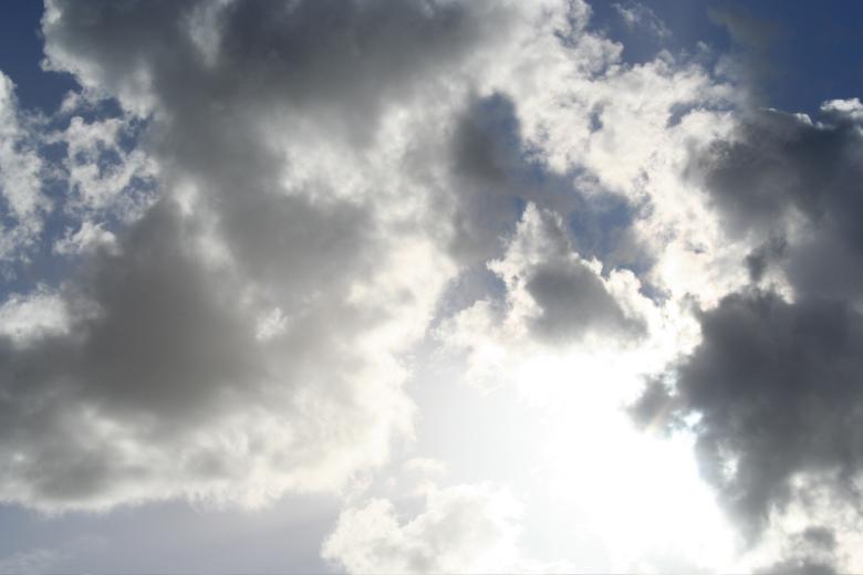 Free stock image of Bright cloudy sky created by julian battye
