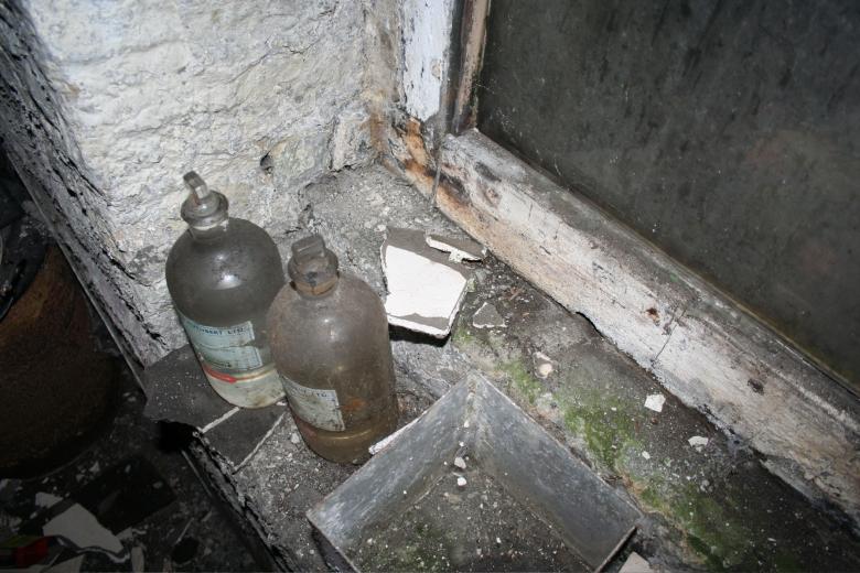 Free stock image of 2 bottles by the window created by julian battye