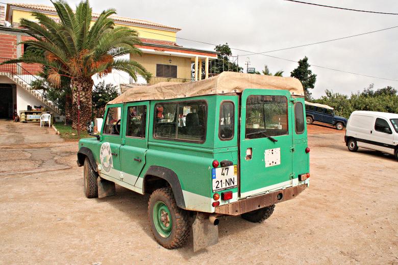 Free stock image of Green jeep from behind created by Sander van der Veen