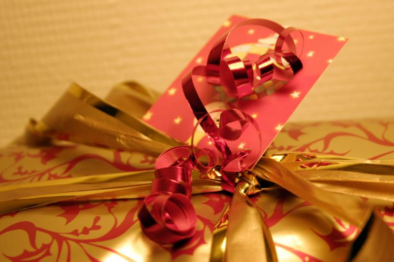 Free stock image of Christmas gift with a card created by Bjorgvin