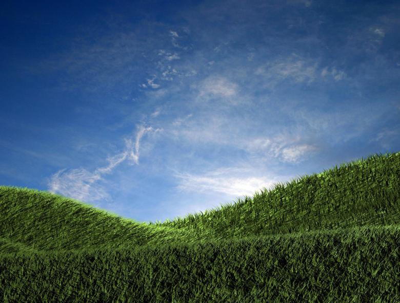 Free stock image of Green field created by Bjorgvin