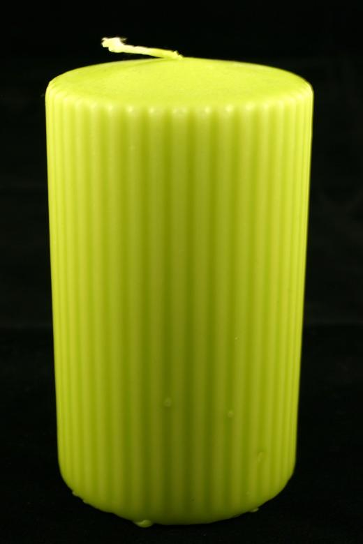 Free stock image of Lime colored candle created by Bjorgvin