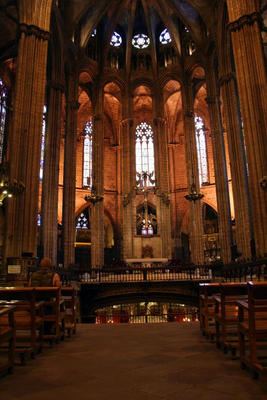 Free stock image of Inside of a large Church created by damien van holten