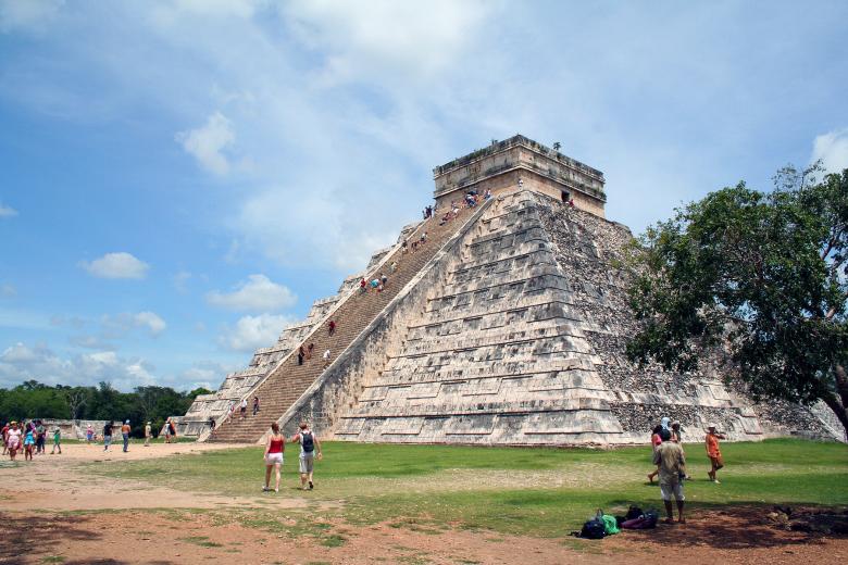 Free stock image of Maya temple, Mexico created by damien van holten