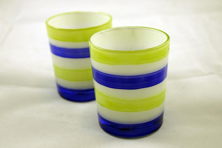 Free stock image of Lime and blue colored glasses created by Bjorgvin