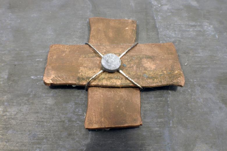 Free stock image of Copper cross created by Bjorgvin