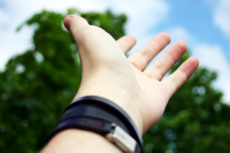 Free stock image of Hand in the air created by AD