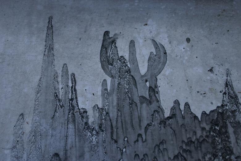 Free stock image of Black paint on metallic surface created by Bjorgvin