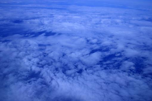 Free Stock Photo of High altitude cloud view