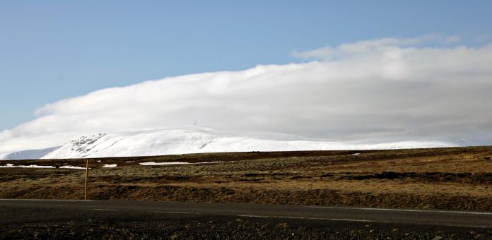 Free Stock Photo of Iceland - Mountain landscape and clouds