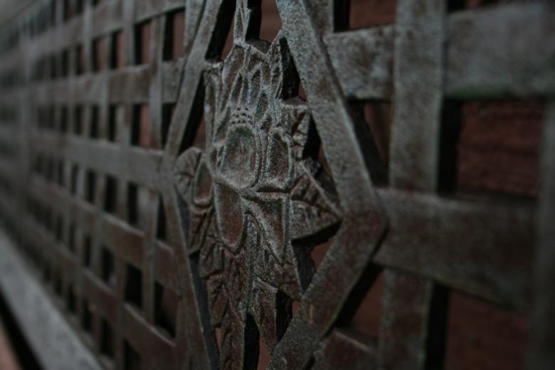 Free stock image of Metallic gate closeup created by trevor henry
