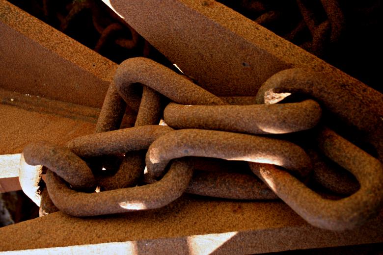Free stock image of Rusted Chains created by Bjorgvin