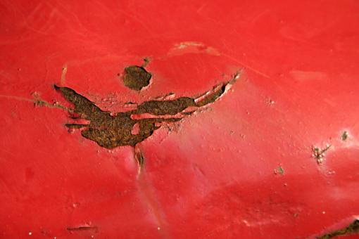 Free Stock Photo of Red rusted metal plate