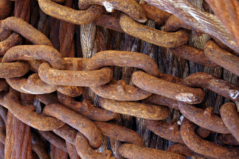 Free stock image of Rusted Chains created by Bjorgvin