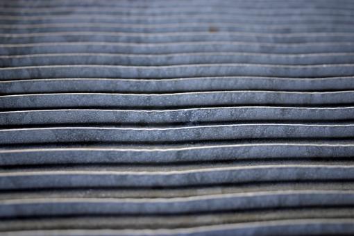 Free Stock Photo of Metallic grid surface