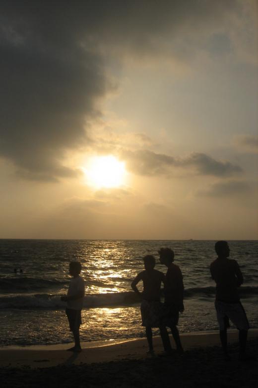 Free stock image of Sunset on the beach created by ameer ghanem