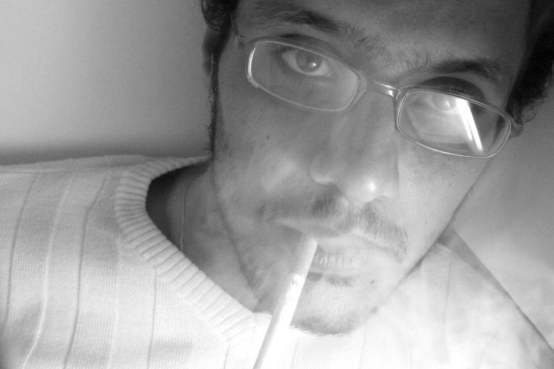 Free stock image of Man smoking created by ameer ghanem