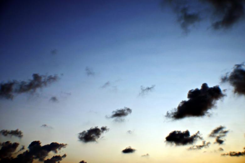 Free stock image of Blue evening sky created by Bjorgvin