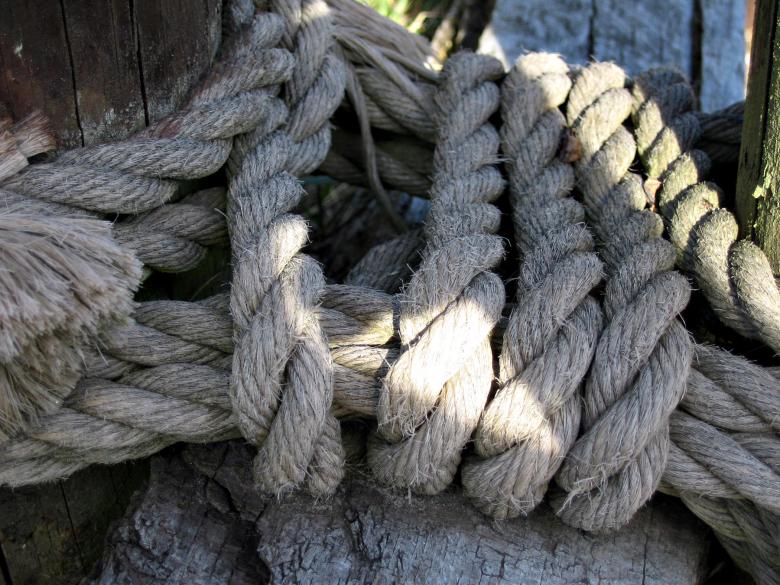 Free stock image of Tied rope created by Bent Arvesen
