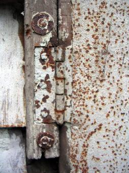 Rusted hinges - Free Stock Photo