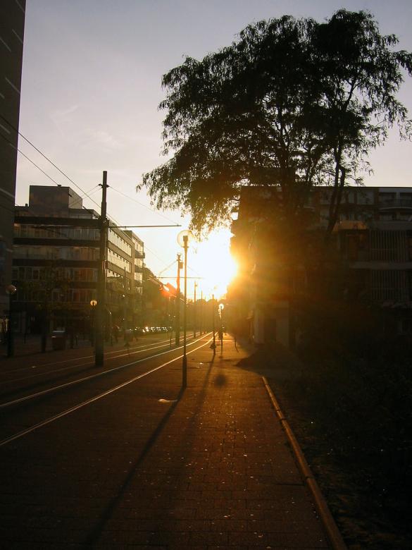 Free stock image of City dusk created by damien van holten