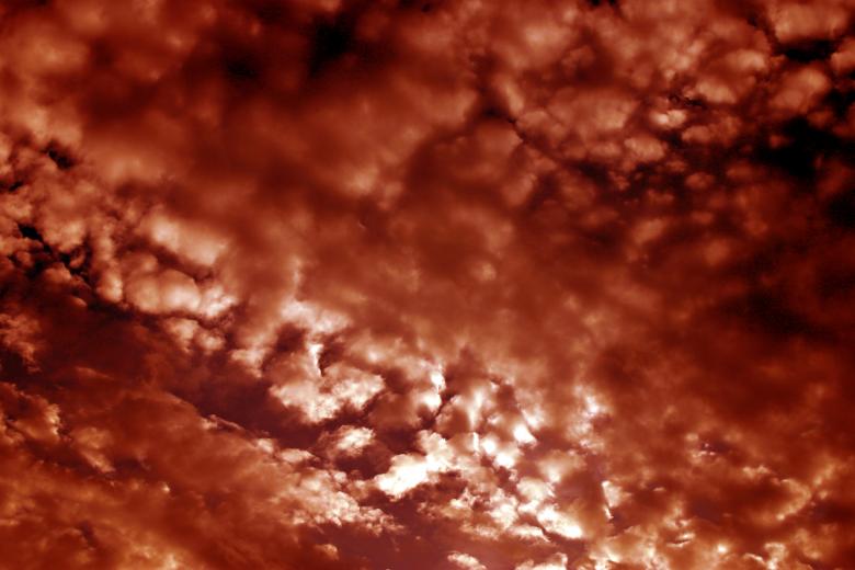 Free stock image of Red Clouds created by Bjorgvin