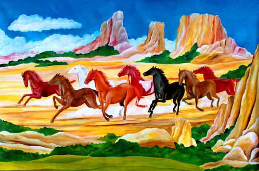 Lucky horses - Free Stock Photo