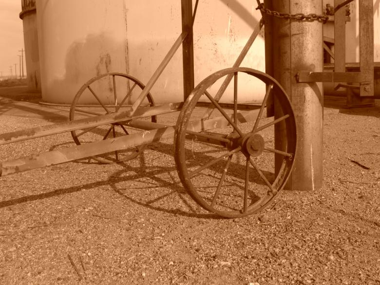 Free stock image of Wheels of Rust created by j. l. johnson
