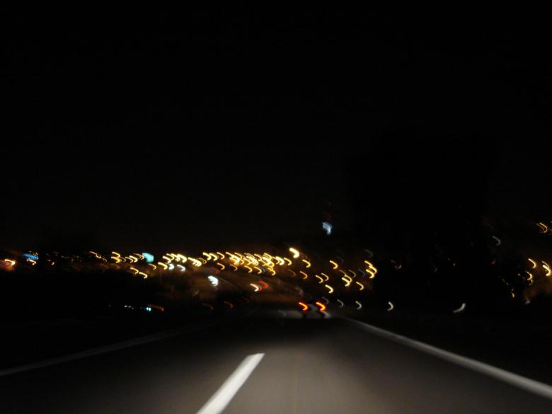 Free stock image of Driving fast at night created by Lu
