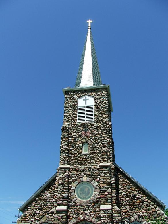Free stock image of Stone church created by Heather Elaine Kitchen