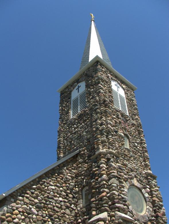 Free stock image of Stone church created by Heather Elaine Kitchen