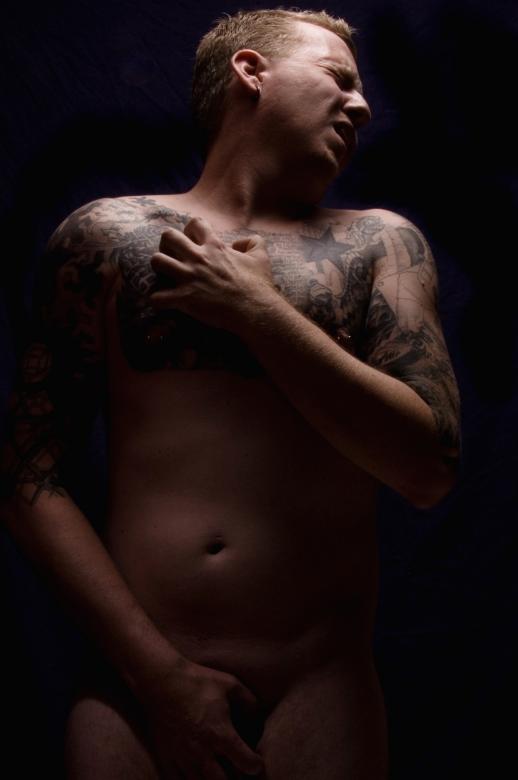 Free stock image of dark self-portrait created by Jesse Jones