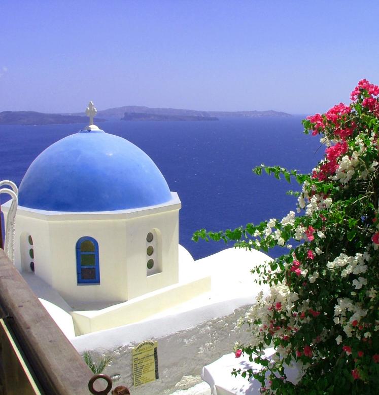 Free stock image of santorini created by Frank Martin