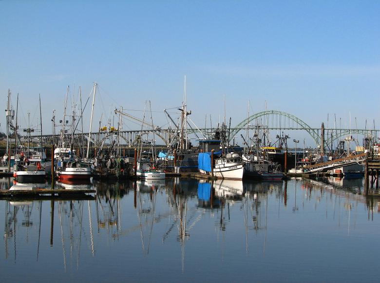 Free stock image of yaquina bay boats created by Derek Helt