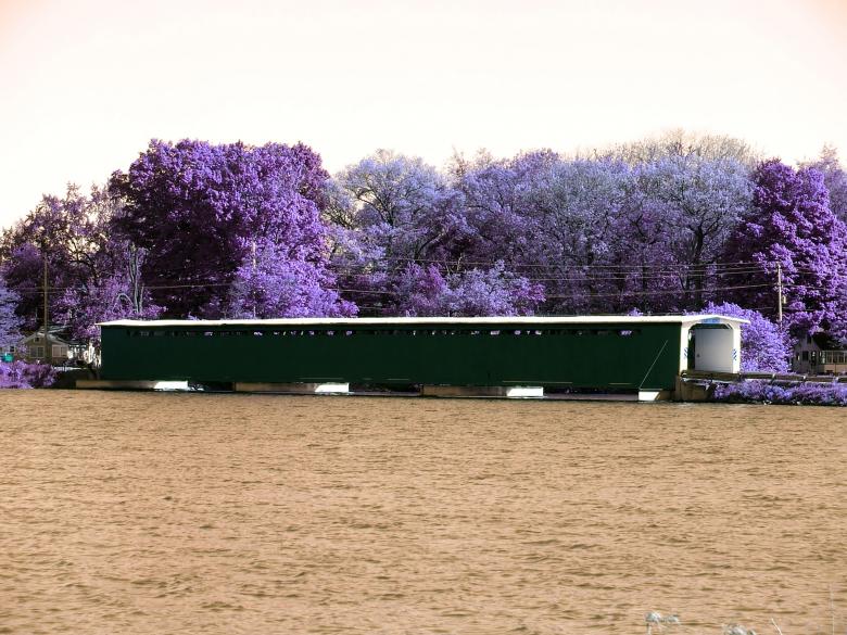 Free stock image of Covered Bridge created by Heather Elaine Kitchen