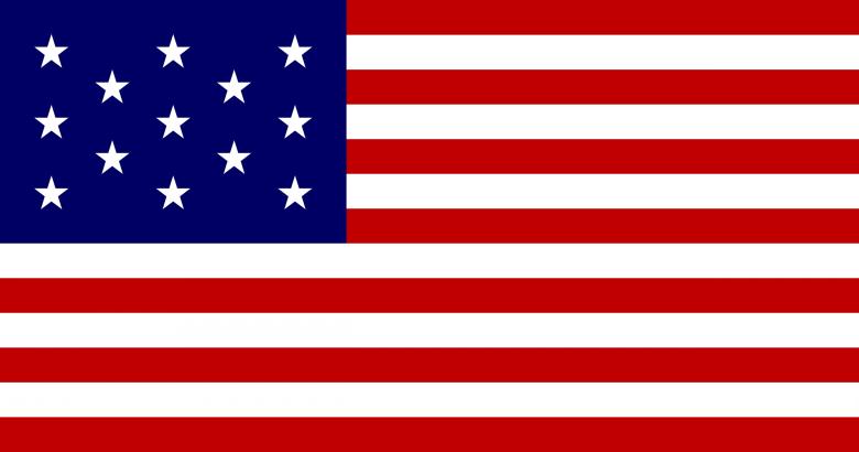 Free stock image of 13 Star United States Flag created by Michael  Benner