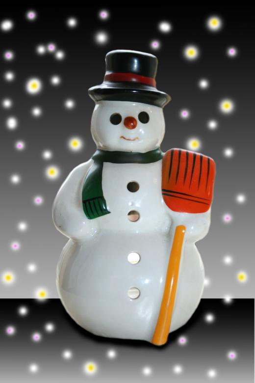 Free stock image of Snowman created by Rob