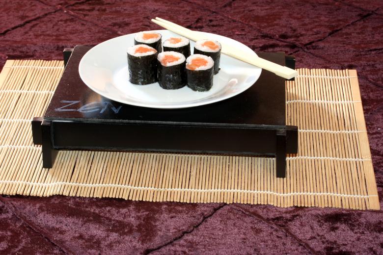 Free stock image of Plate of sushi created by Albertus van Niekerk