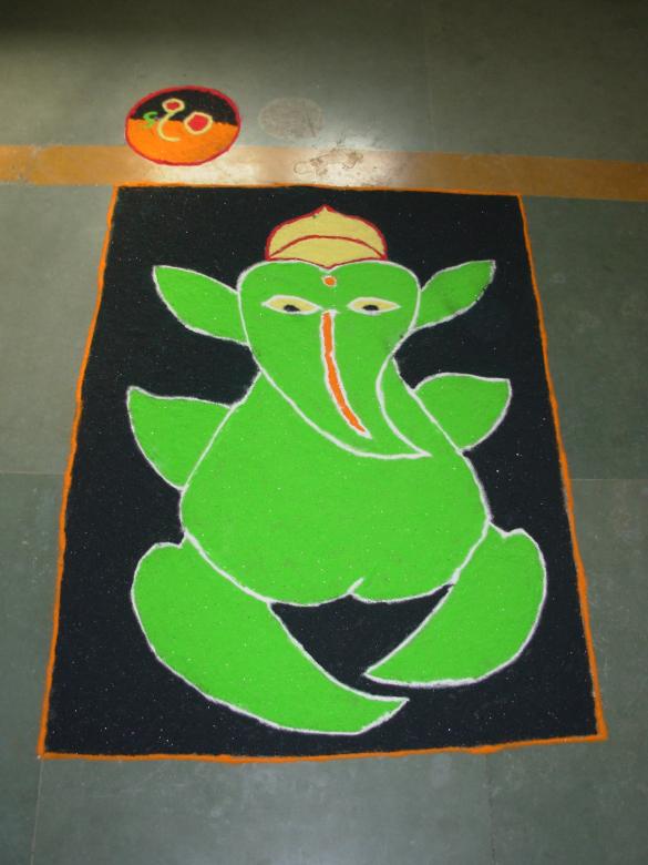 Free stock image of Indian rangoli diwali created by dineshtilva