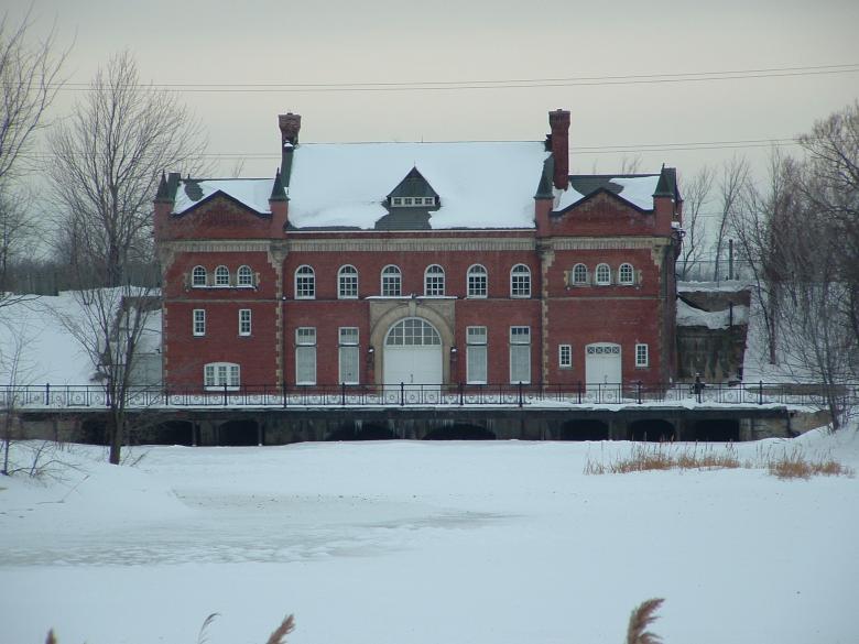 Free stock image of Hydro electric power house created by Yves Cadieux