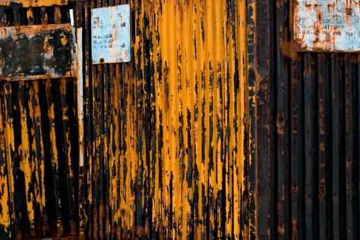 Rusted metal container - Free Stock Photo