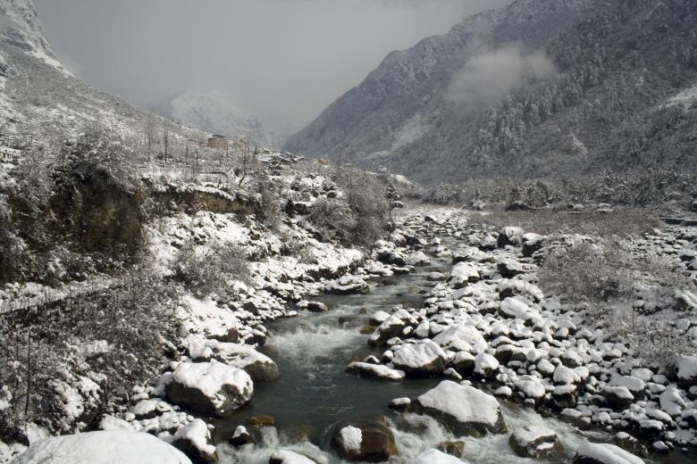 Free stock image of Alpine view created by sourav chatterjee