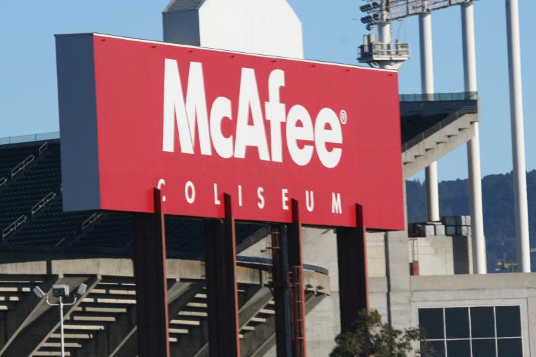 Free stock image of McAfee sign created by Korey
