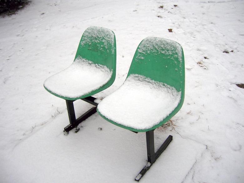 Free stock image of Snow on seats created by Iris Liu