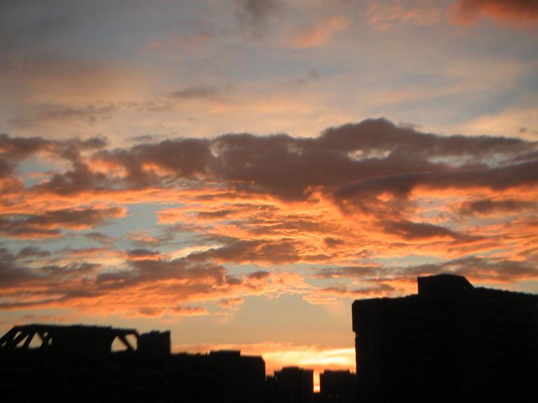 Free stock image of Sunset in the city created by THAWK